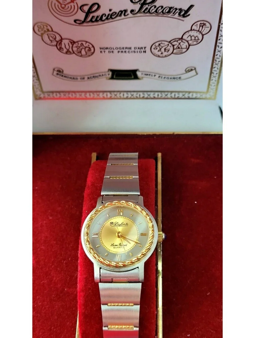 Rare Dufonte Lucien Piccard Cleopatra Women's Dress Watch